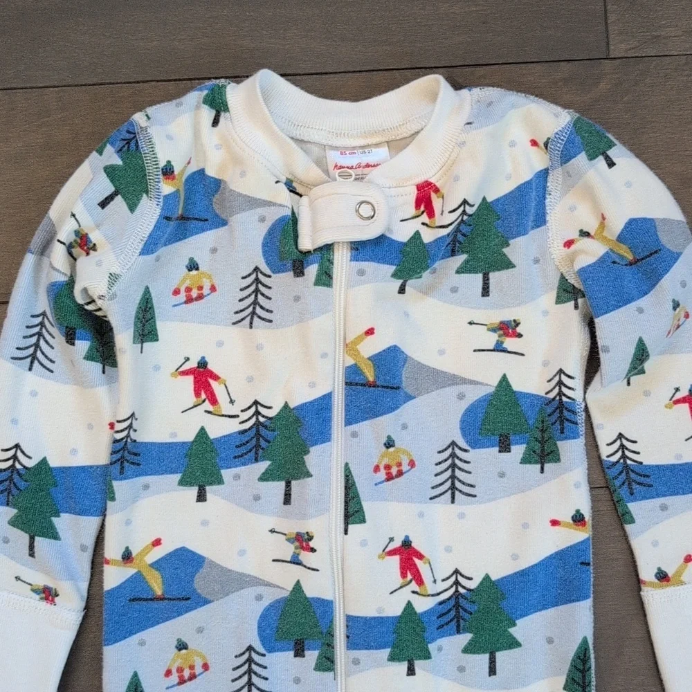 Hanna Andersson 2T Ski Print Sleeper